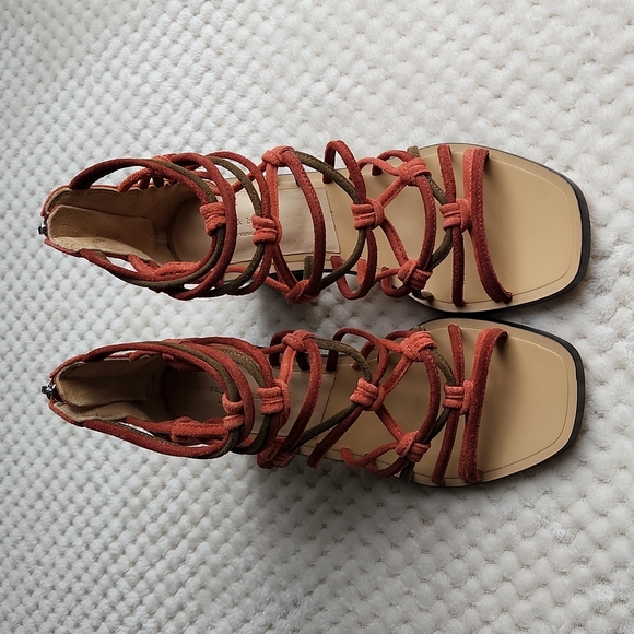 NIB rag & bone Camille Terracotta Sandals - Picture 4 of 16